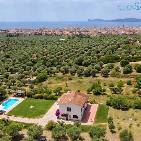 Clicksardegna Villa Emanuel Ad Alghero Con Vista Mare Spettacolare, Piscina Indipendente Per 8 Persone Eksteriør bilde