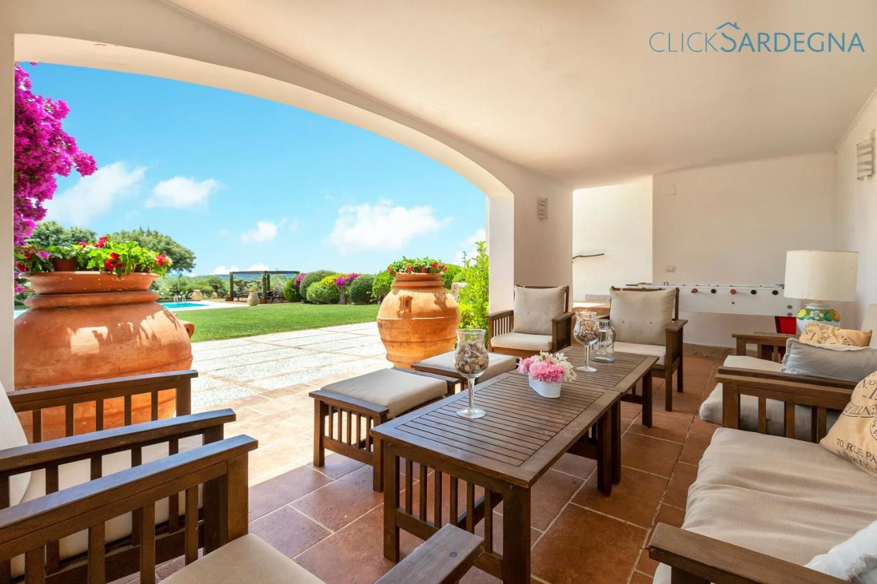 Clicksardegna Villa Emanuel Ad Alghero Con Vista Mare Spettacolare, Piscina Indipendente Per 8 Persone Eksteriør bilde