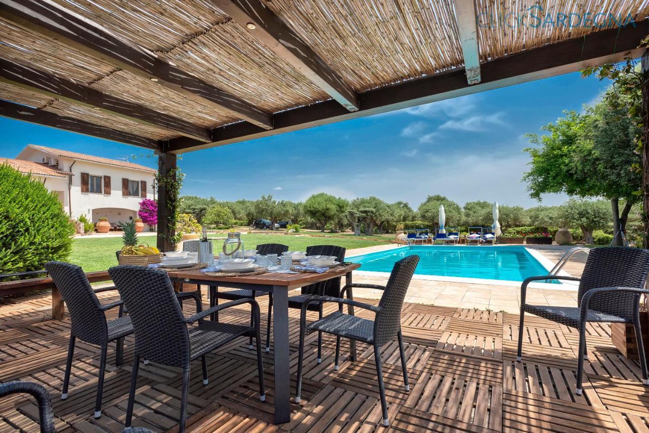 Clicksardegna Villa Emanuel Ad Alghero Con Vista Mare Spettacolare, Piscina Indipendente Per 8 Persone Eksteriør bilde