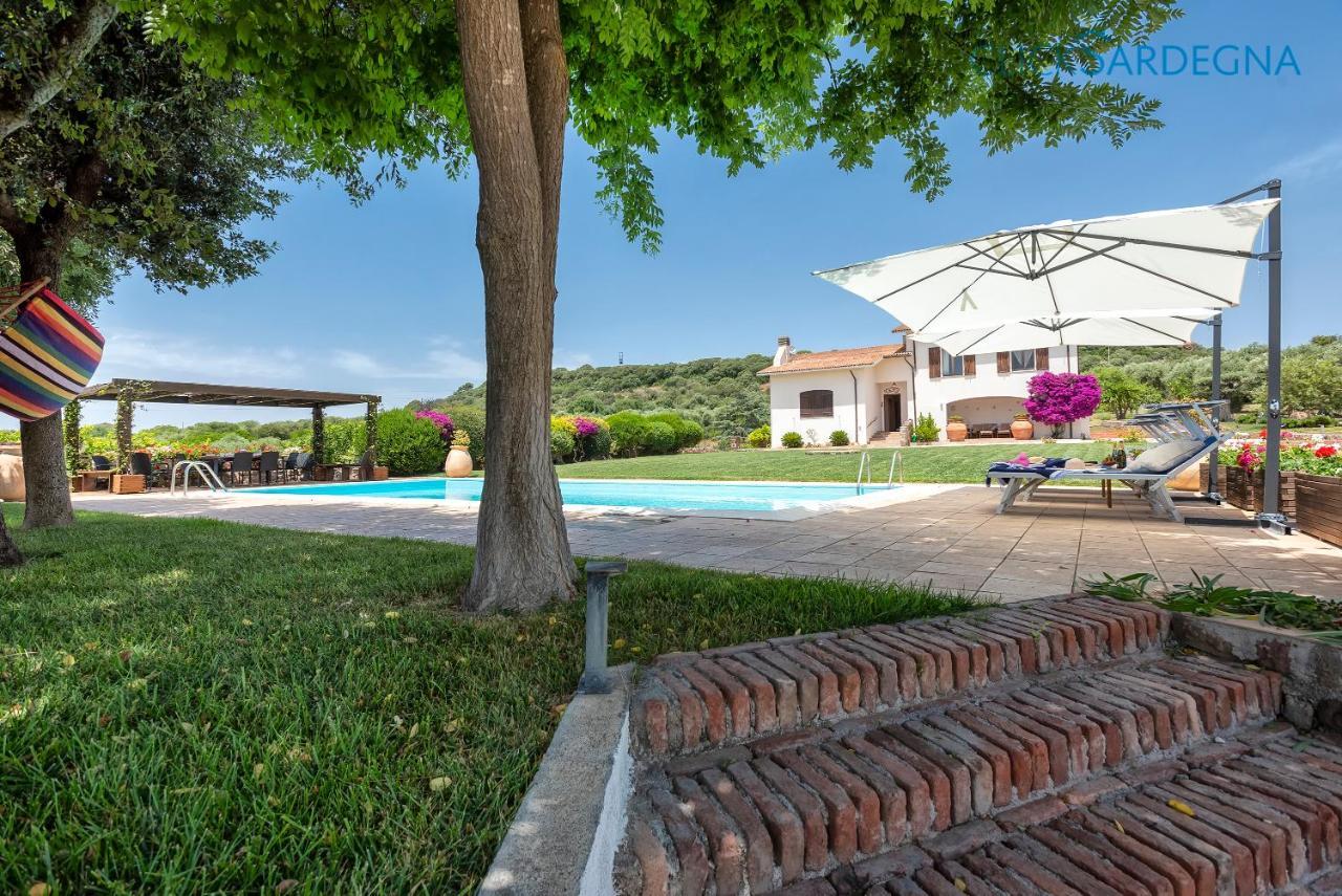 Clicksardegna Villa Emanuel Ad Alghero Con Vista Mare Spettacolare, Piscina Indipendente Per 8 Persone Eksteriør bilde