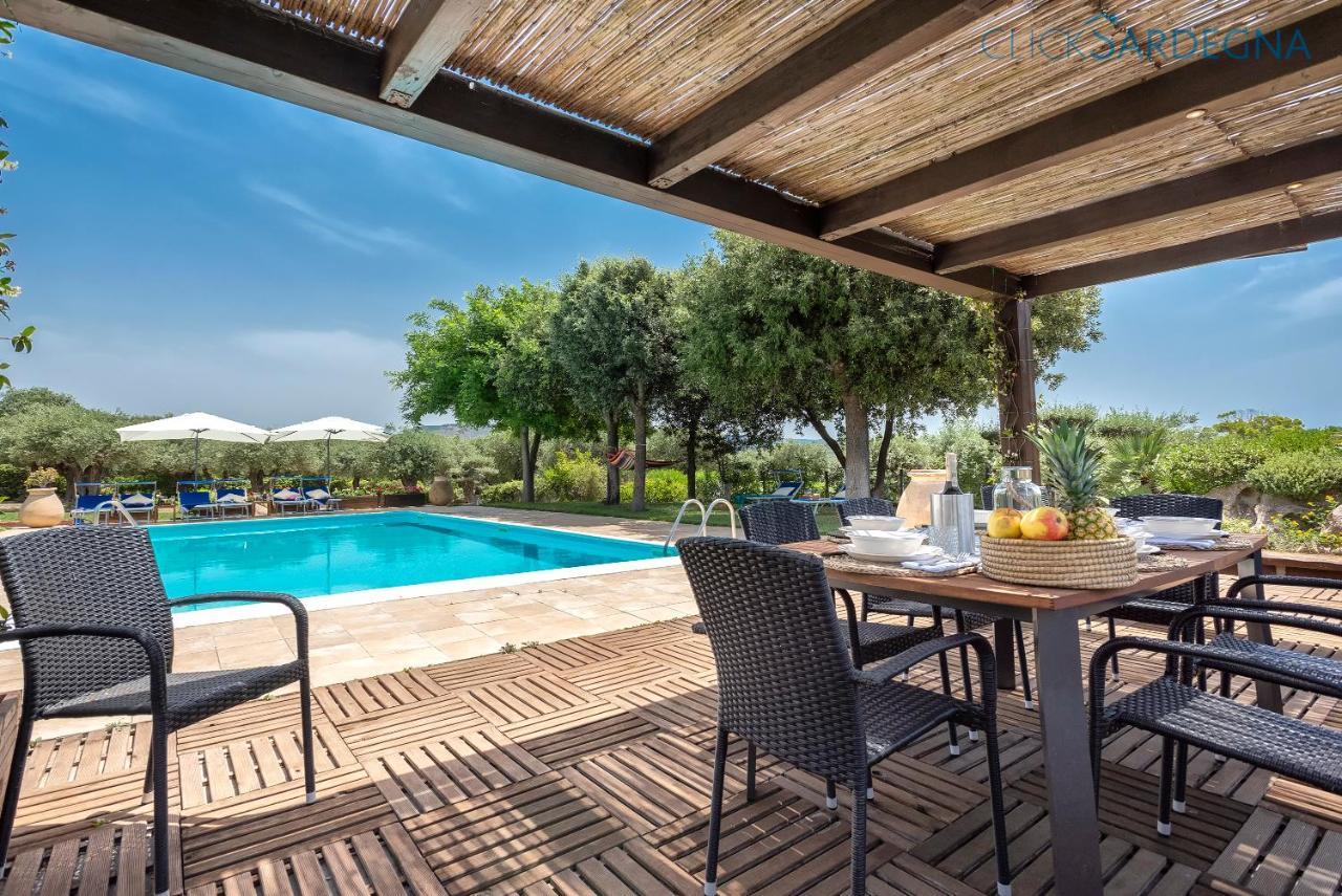 Clicksardegna Villa Emanuel Ad Alghero Con Vista Mare Spettacolare, Piscina Indipendente Per 8 Persone Eksteriør bilde