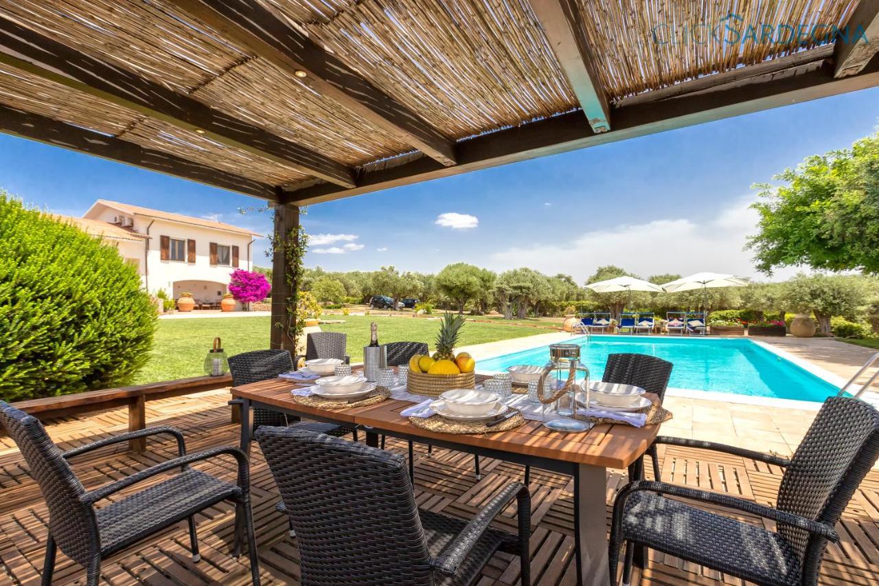 Clicksardegna Villa Emanuel Ad Alghero Con Vista Mare Spettacolare, Piscina Indipendente Per 8 Persone Eksteriør bilde