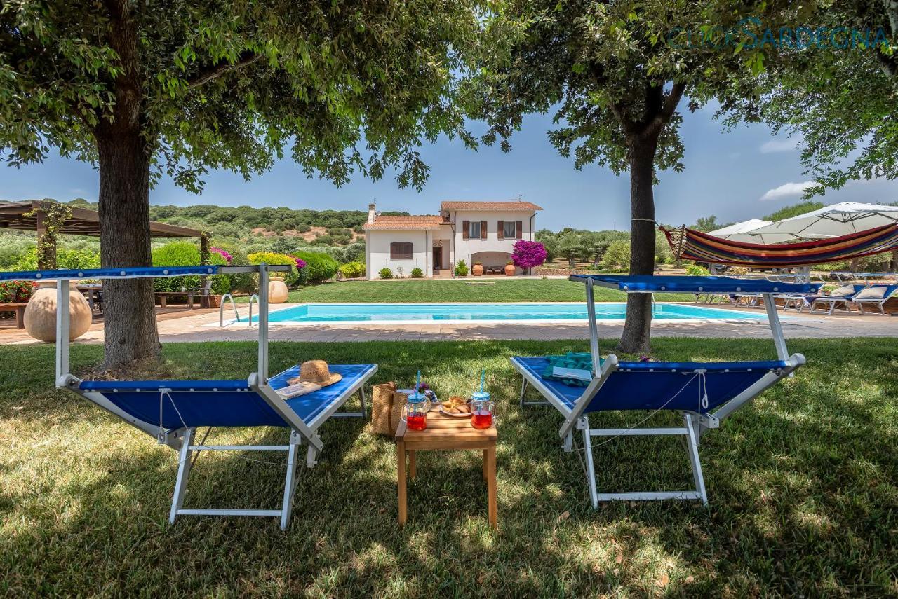 Clicksardegna Villa Emanuel Ad Alghero Con Vista Mare Spettacolare, Piscina Indipendente Per 8 Persone Eksteriør bilde